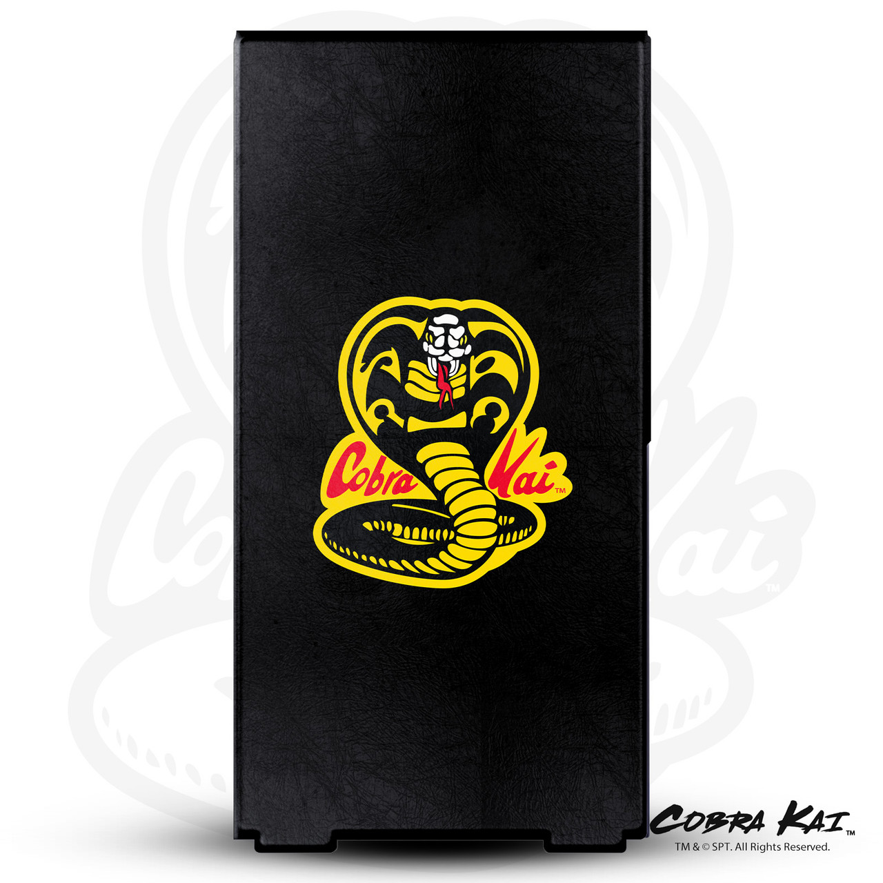 Cobra Kai Iconic Classic Logo Game Console Wrap and Game Controller Skin Bundle for Microsoft Series X Console & Controller